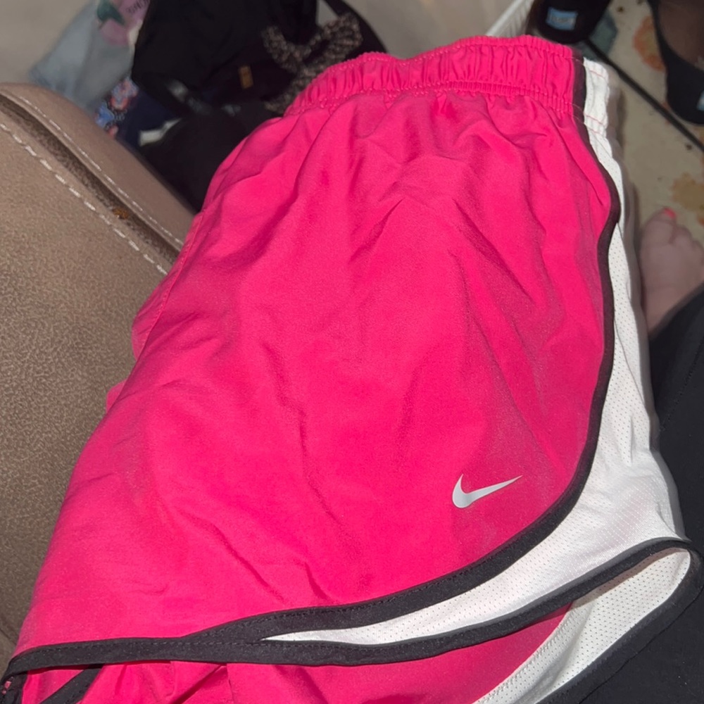 Pink Nike shorts